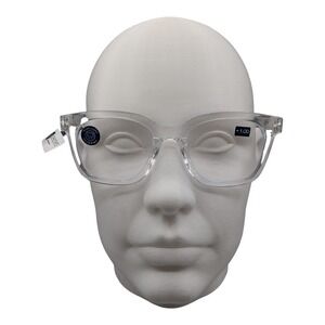 Peepers To the Max Reading Glasses Blue Light Clear +1.00 04IBBA Mens Womens